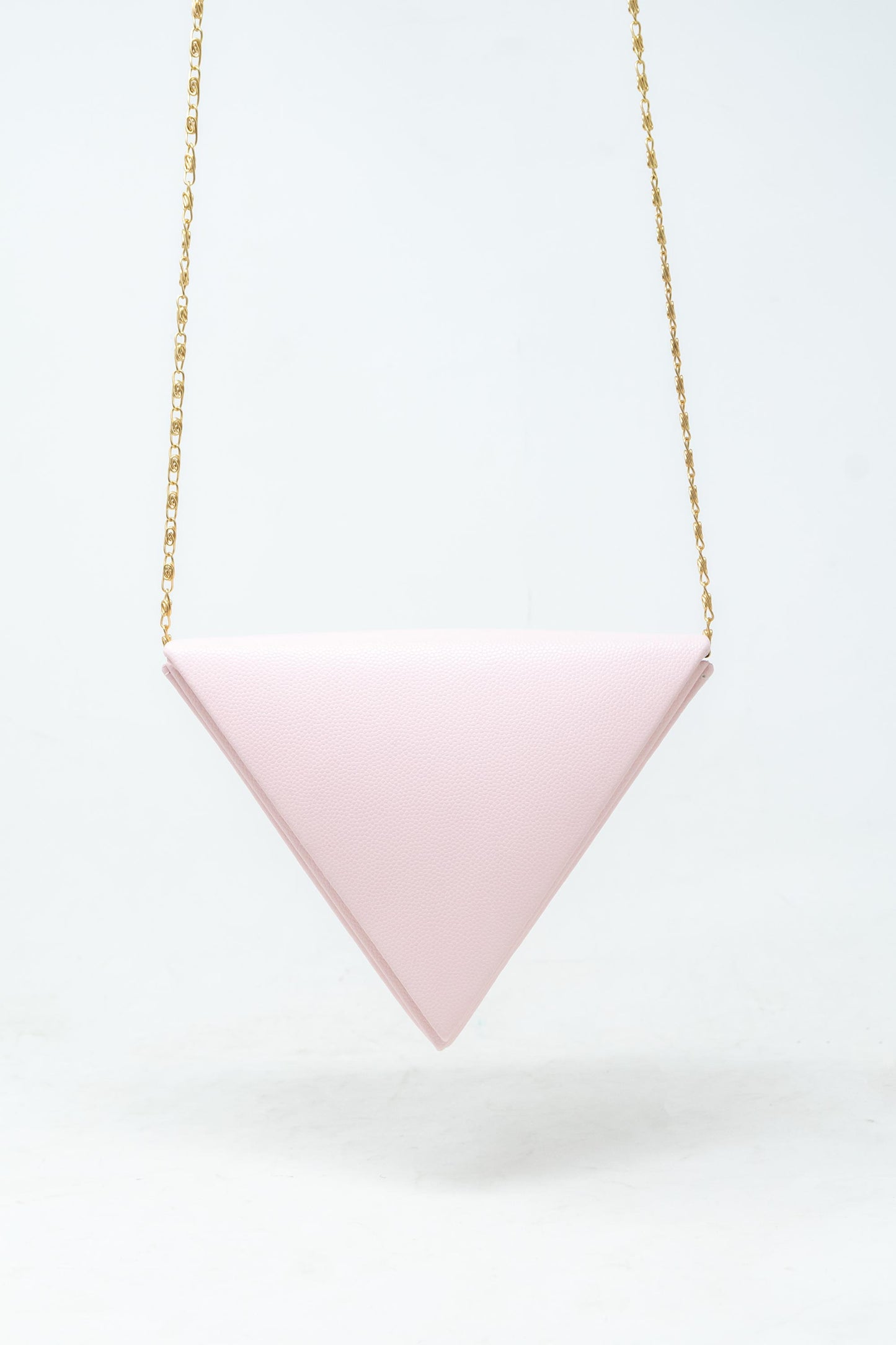 Mini Triangular bag in Baby Pink
