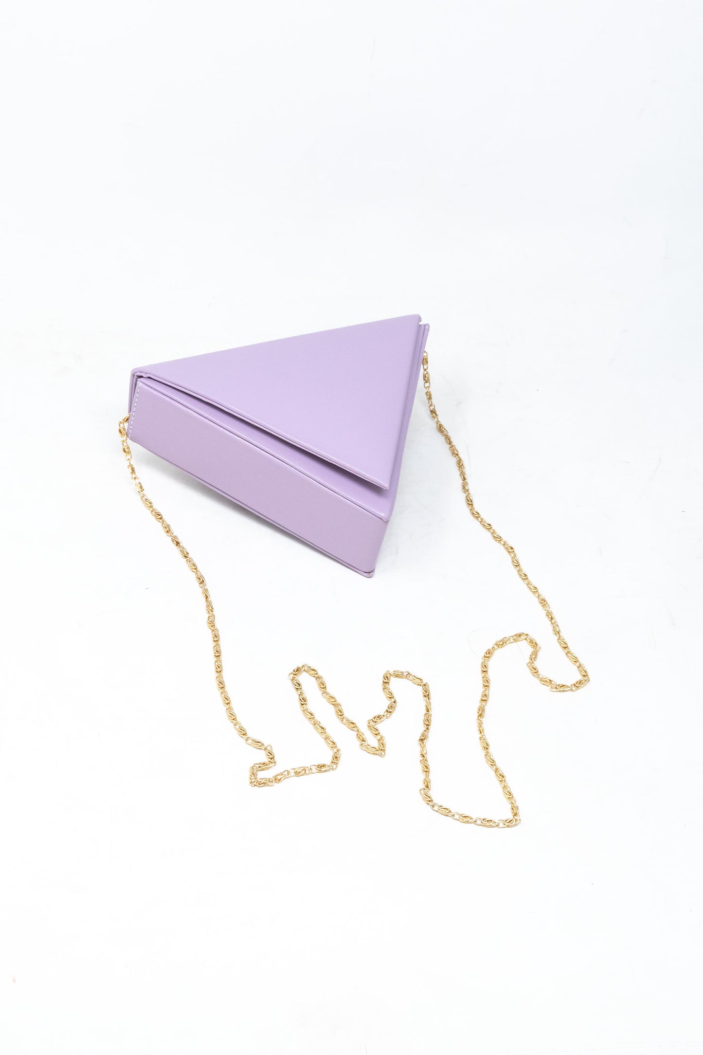 Mini Triangular bag in Lilac