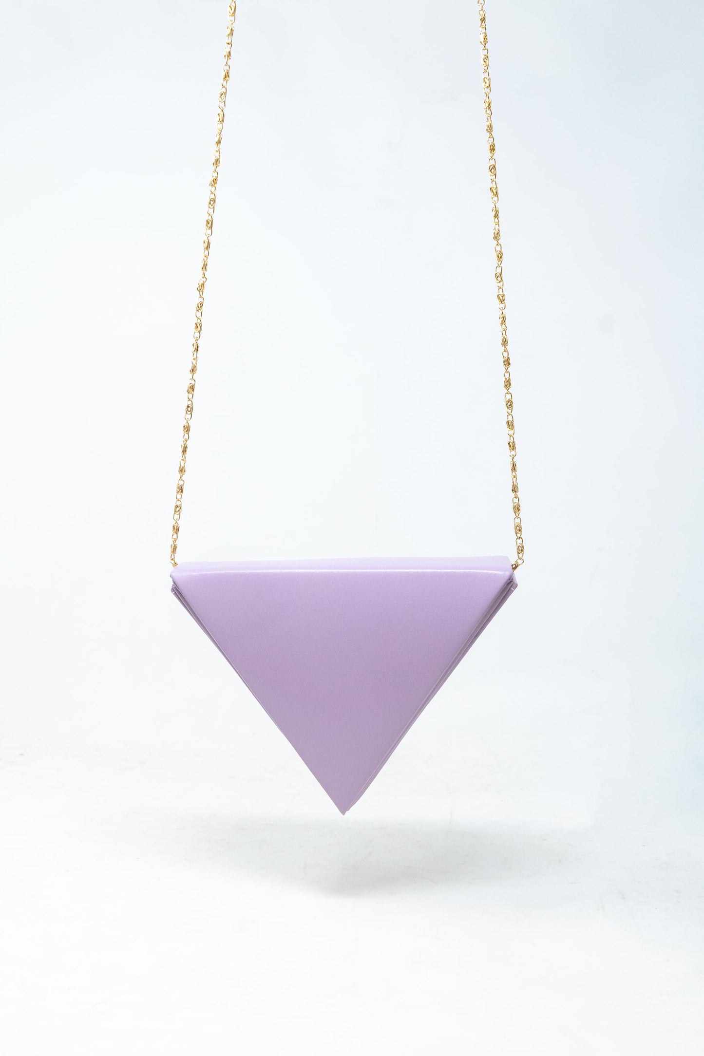 Mini Triangular bag in Lilac
