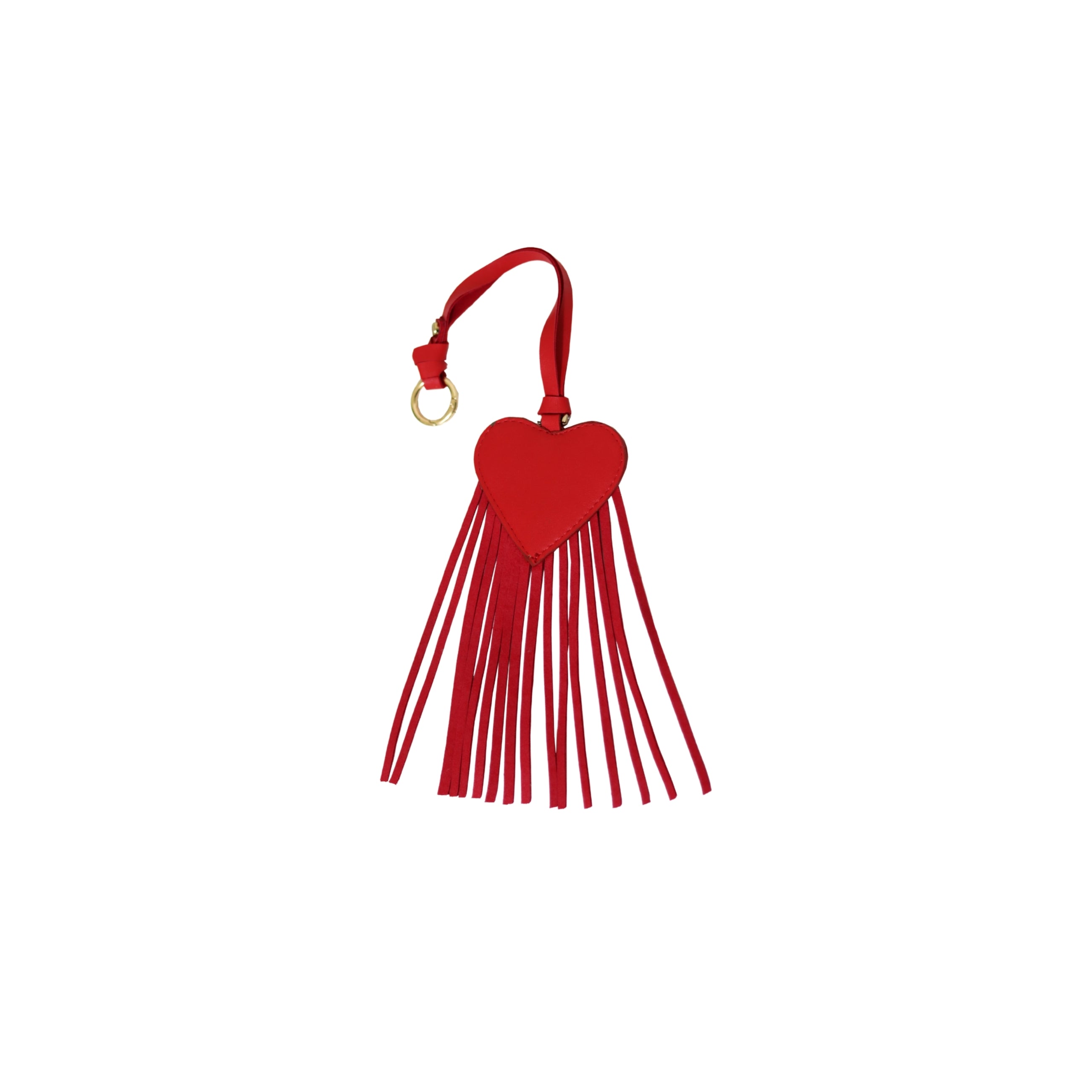 Tri-Amore Fringe Bag Charm