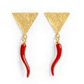 Chilli Triangle Earring