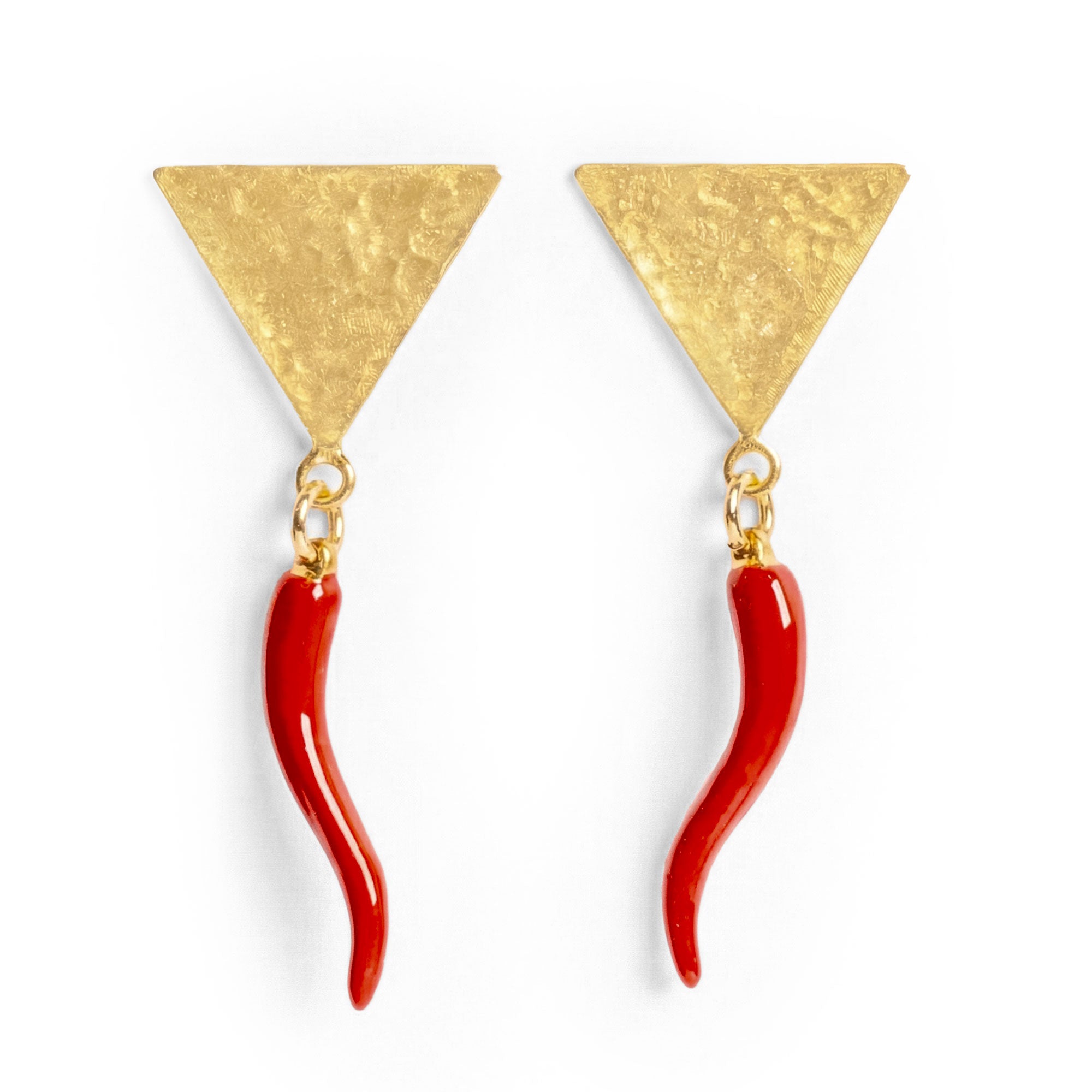 Chilli Triangle Earring