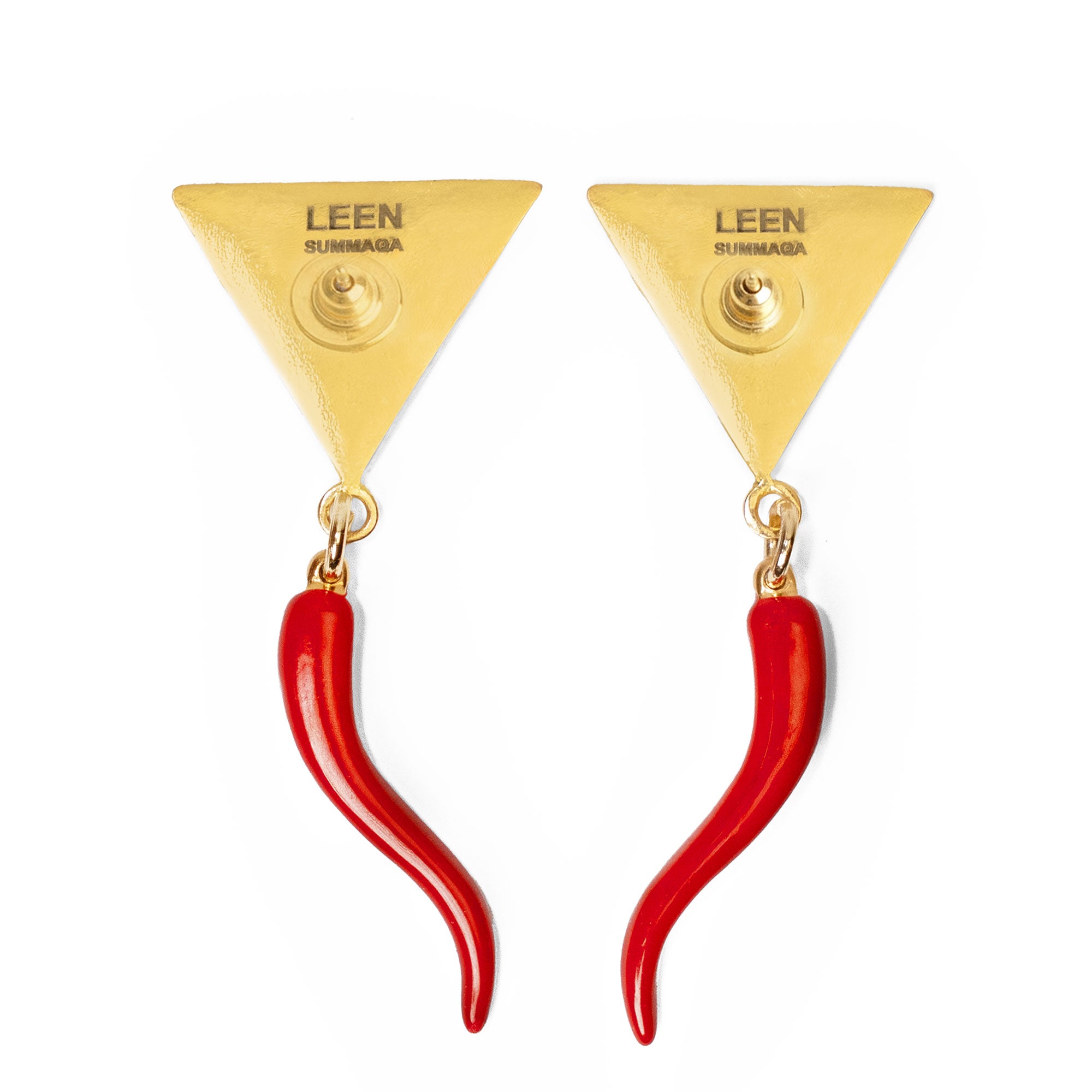Chilli Triangle Earring