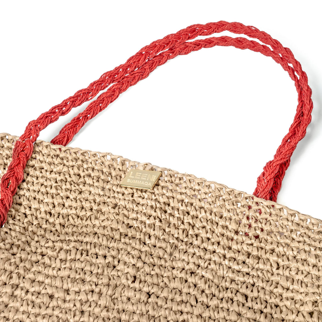 Leila Raffia Bag