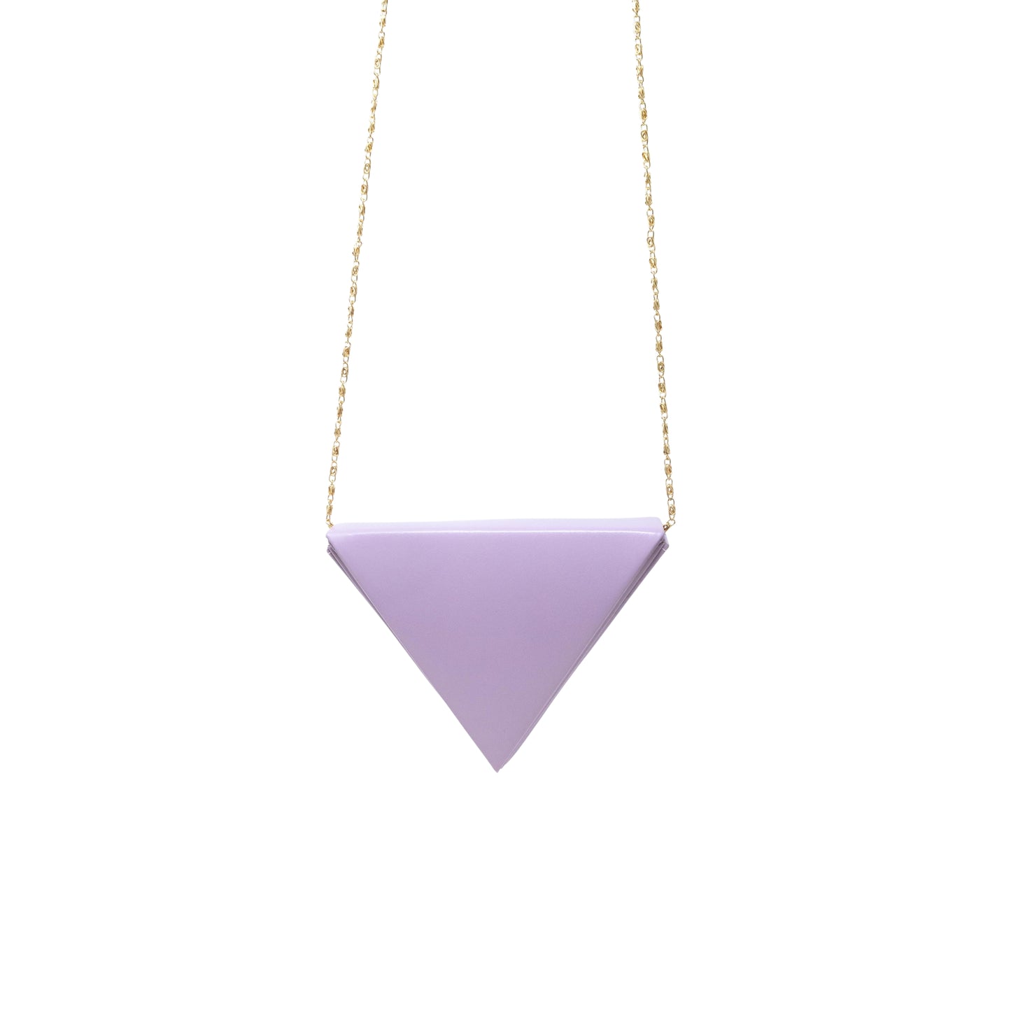 Mini Triangular bag in Lilac