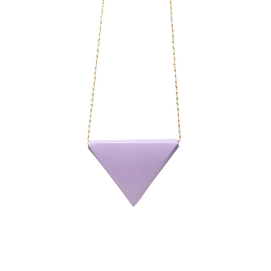 Mini Triangular bag in Lilac