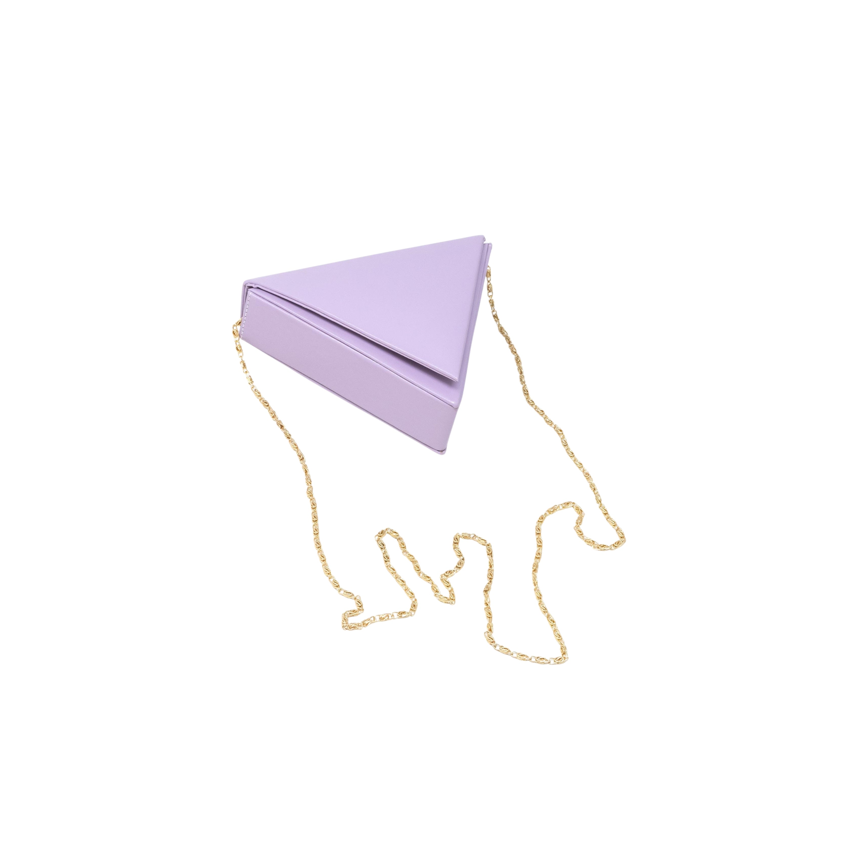 Mini Triangular bag in Lilac
