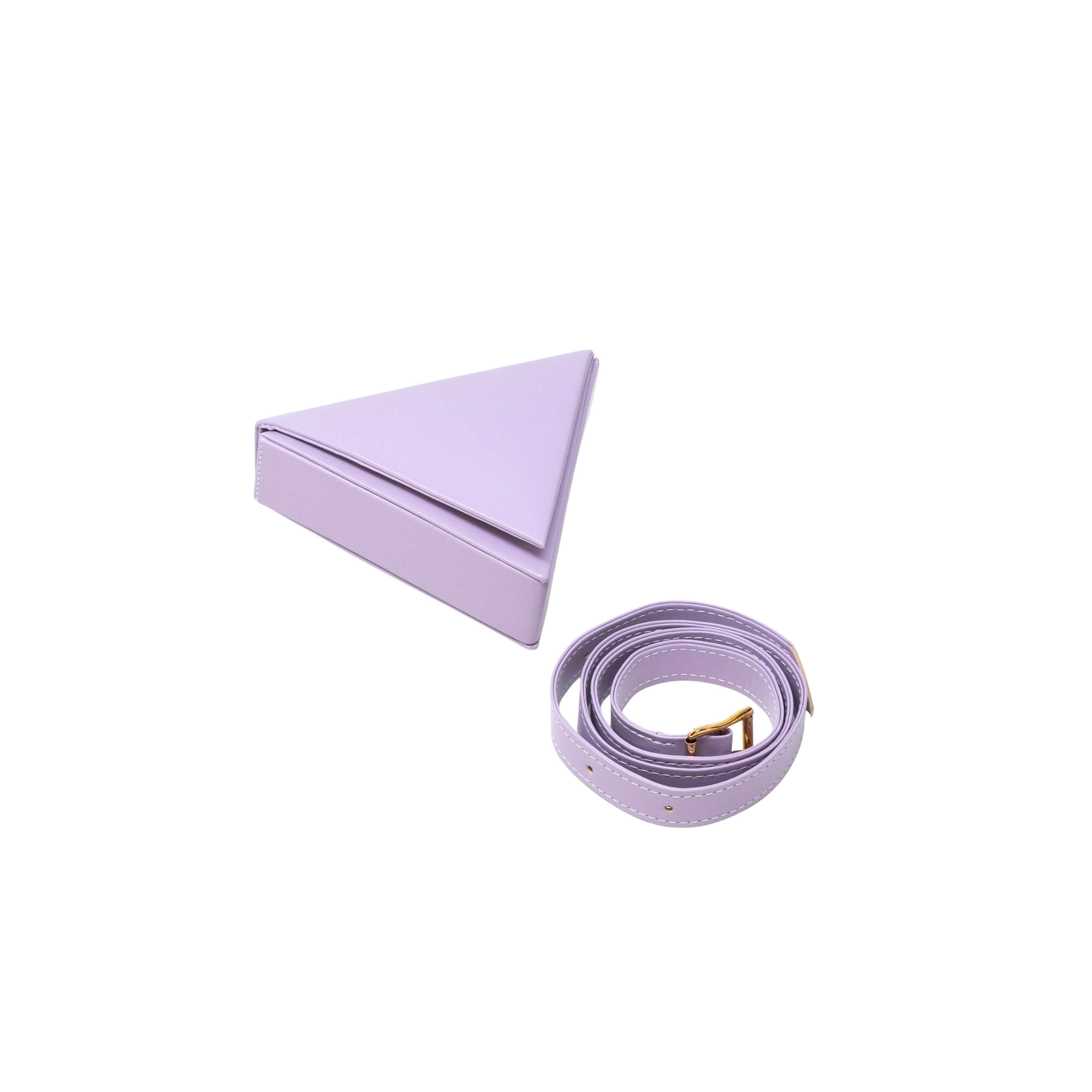 Mini Triangular bag in Lilac