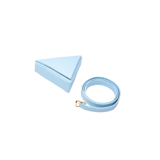 Mini Triangular bag in Sky Blue